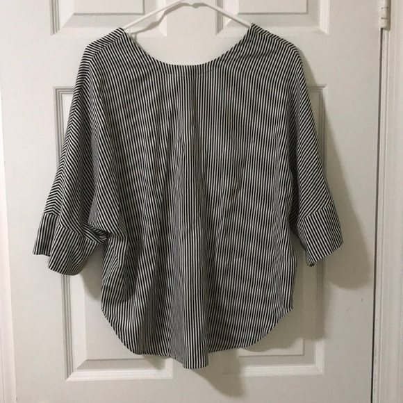 Vetta Striped The Boyfriend Shirt - Picture 4 of 7